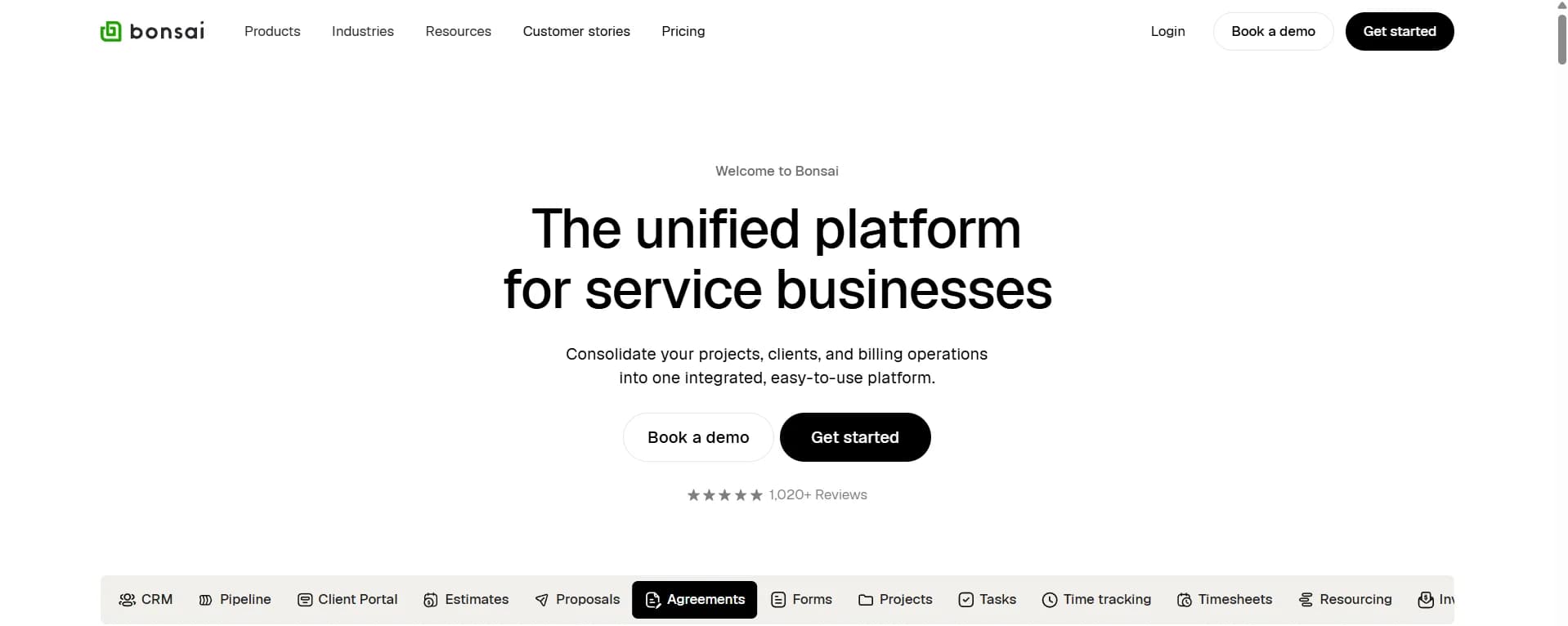 7. Bonsai - Top Onboarding Software for Small Business image