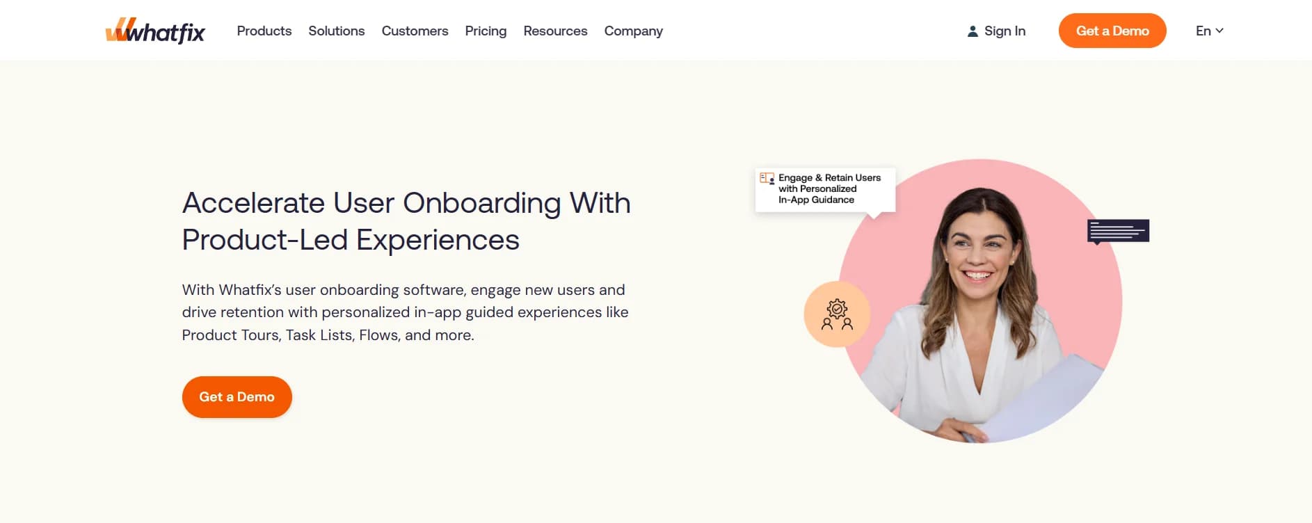 4. Whatfix - Best Saas Customer Onboarding Software image