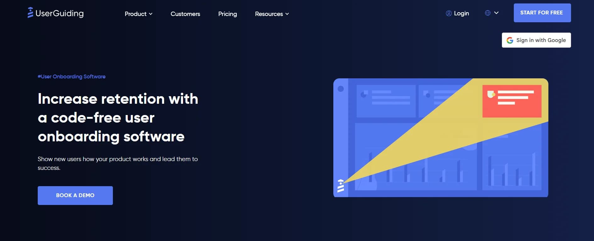 2. UserGuiding - Best Customer Onboarding Automation Tool image