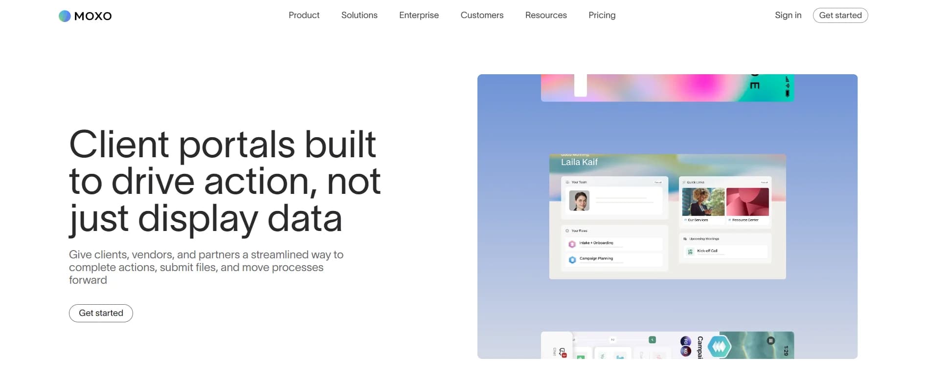 8. Moxo - Best Client Onboarding Software for Financial Organization image