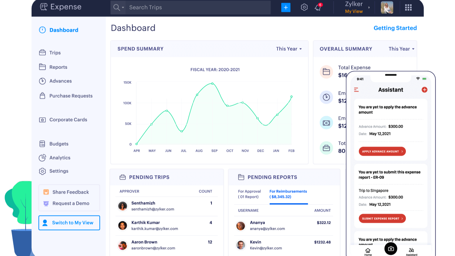 3. Zoho Expense image