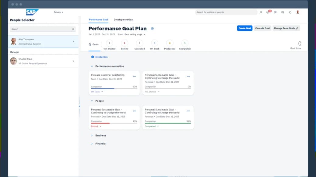 9. SAP SuccessFactors - Best People Development Software for Education and Research image