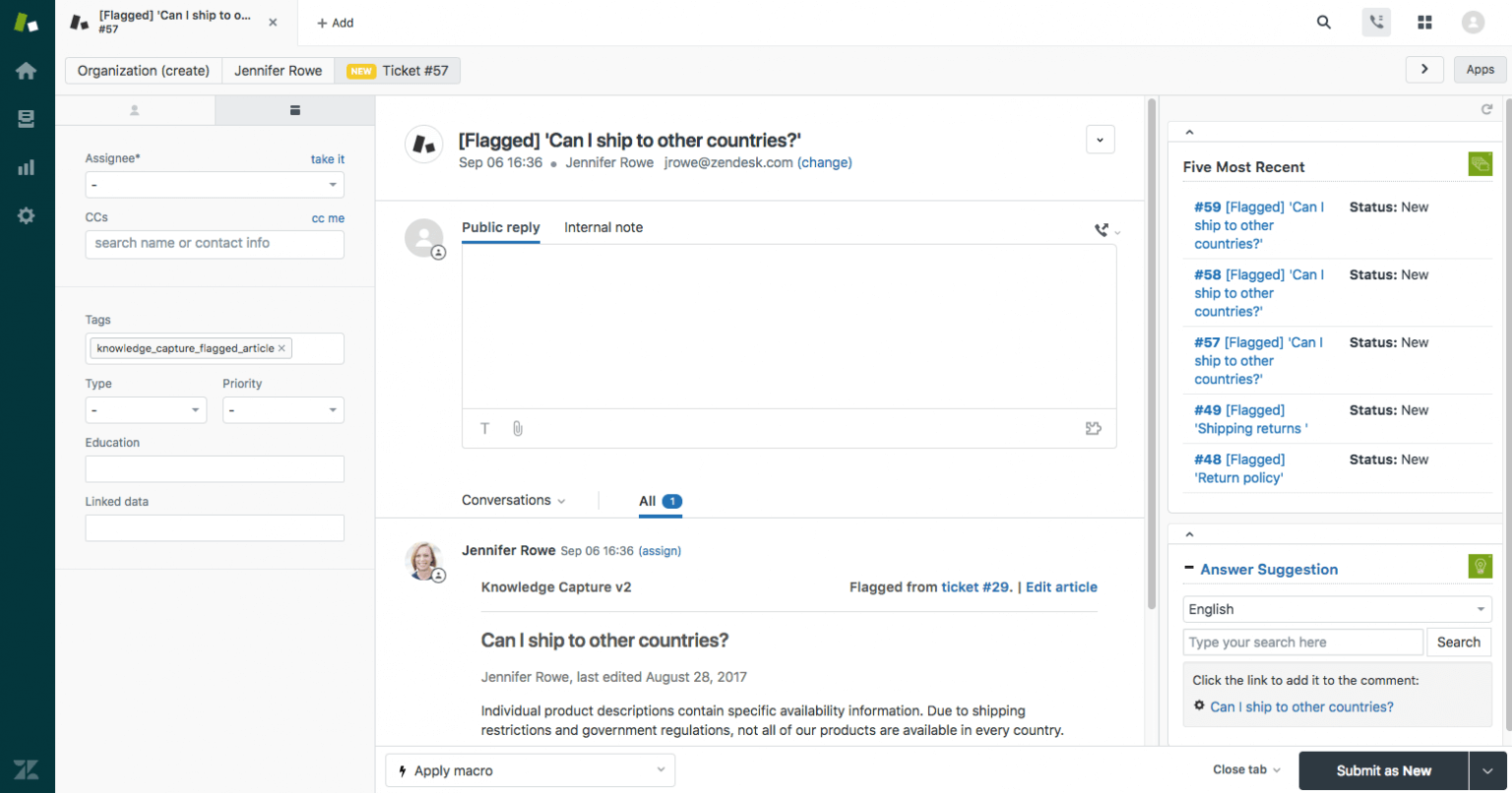 10. Zendesk - Best Customer Onboarding Automation Tools image