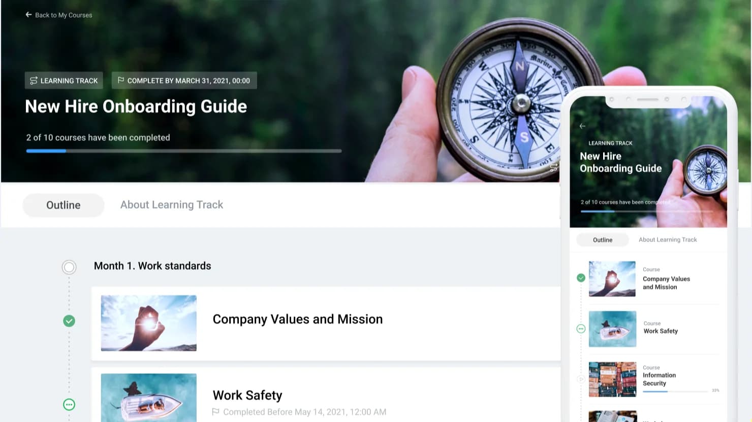4. iSpring Learn - Best for Mobile-Friendly Client Training image